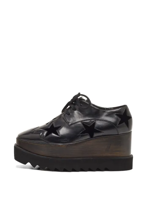 Stella McCartney Pre-Owned Elyse Star platform sneakers Black 1332746