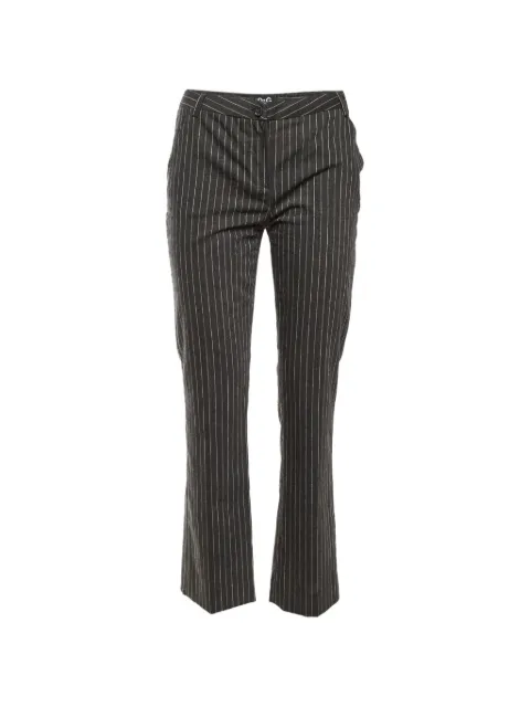 D&G Vintage pinstripe straight-fit trousers Grey 1333057