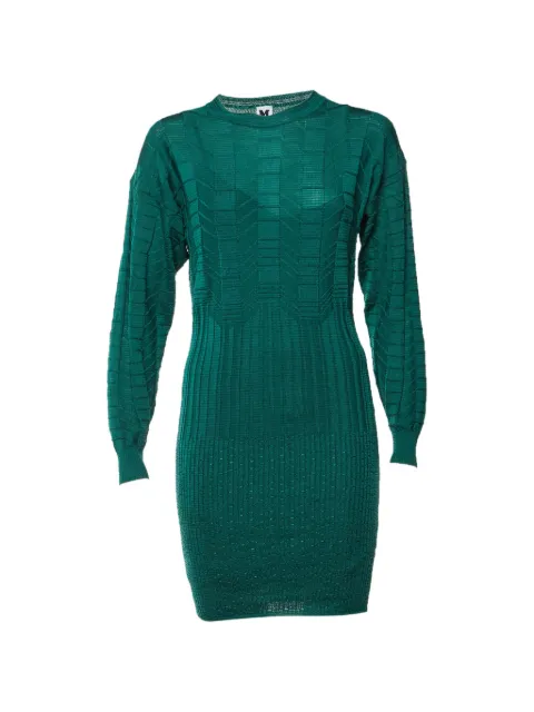 Missoni Pre-Owned knitted midi dress Green 1334740