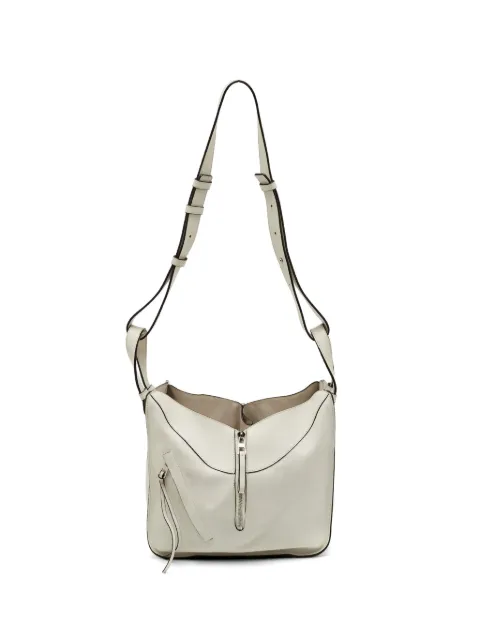Loewe Pre-Owned 2016 small Hammock leather shoulder bag White 1331776