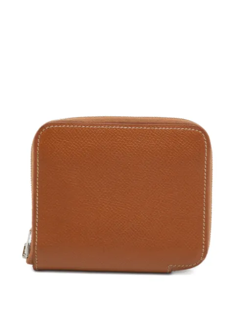 Gucci Pre-Owned Azap Silk'In Epsom leather wallet Brown 1340657