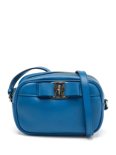 Ferragamo Pre-Owned Vara bow crossbody bag Blue 1335580