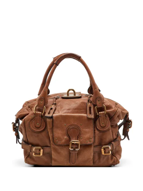 Chloé Pre-Owned medium Paddington buckle-detail tote bag Brown 1339908