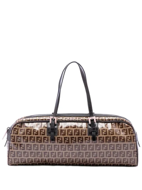 Fendi Pre-Owned 2000-2010 Zucchino Crystal handbag Brown RDNB6L9SY29S1TJB