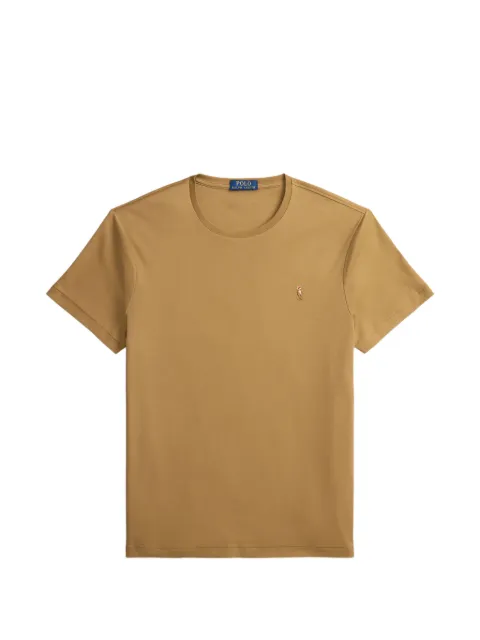 Polo Ralph Lauren Pony-embroidered T-shirt Brown 710740727