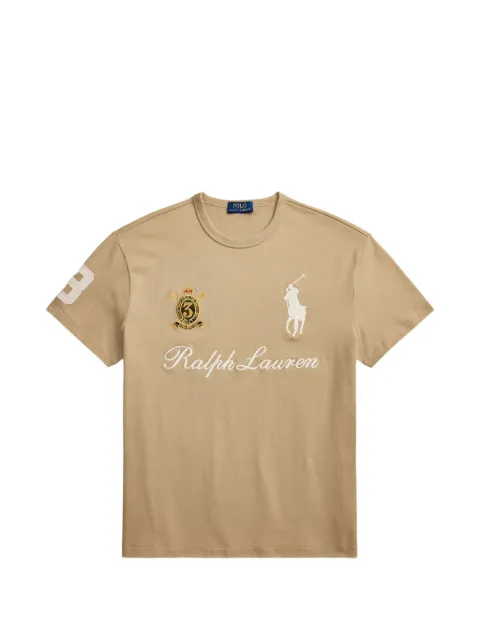 Polo Ralph Lauren Big Pony logo-embroidered T-shirt Neutrals 710B20010003