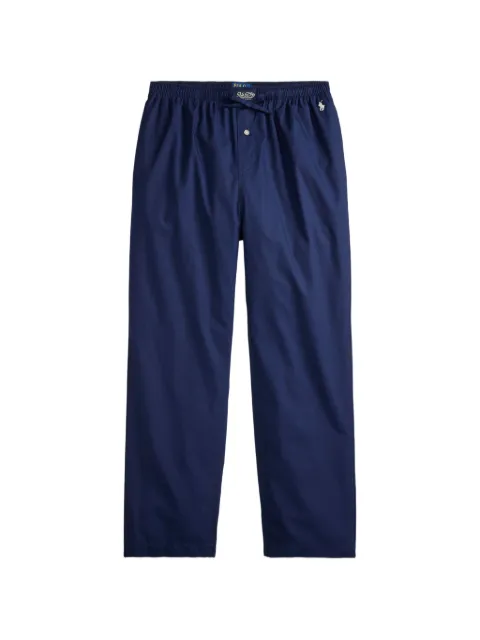 Polo Ralph Lauren logo-embroidered drawstring pajama pants Blue 714899509
