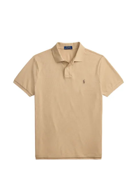 Polo Ralph Lauren logo-embroidered piqué polo shirt Neutrals 710680784532