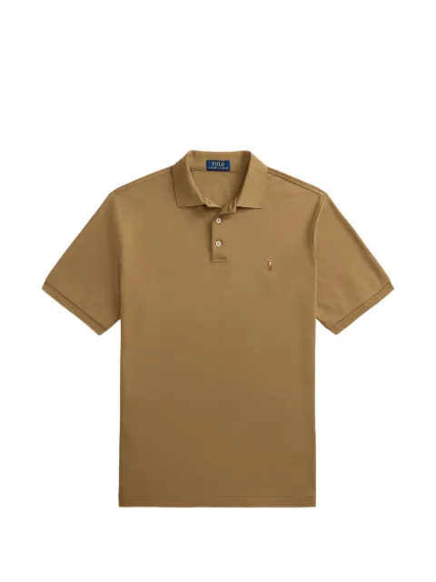 Polo Ralph Lauren logo-embroidered short-sleeve polo shirt Neutrals 710704319505