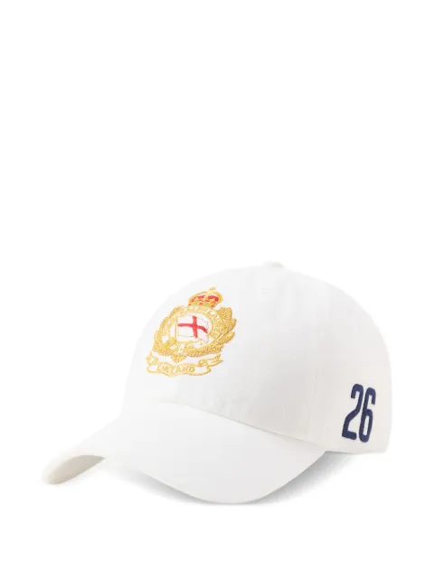 Polo Ralph Lauren embroidered-crest baseball cap White 710B21776