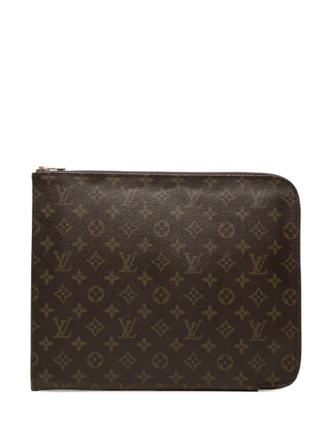 Louis Vuitton Pre-Owned 1999 Monogram Poche Documents Portfolio 30 clutch bag Brown WE7M1P8RUQ0NJ5JW