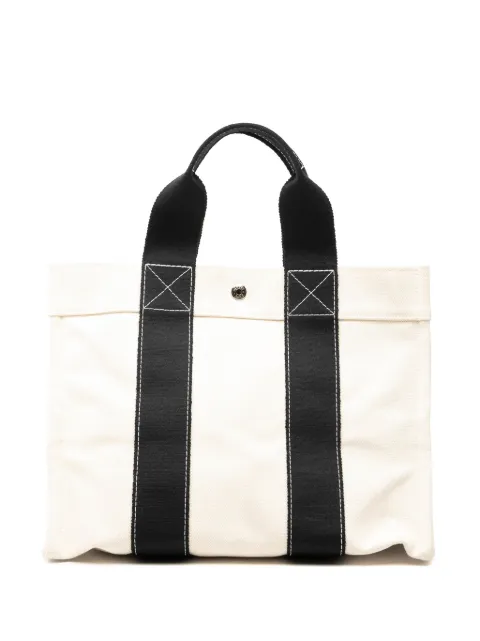 Hermès Pre-Owned 2010-2026 Toile Bora Bora PM tote bag White NDUP49SZWYGFQL65