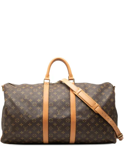 Louis Vuitton Pre-Owned 2005 Monogram Keepall Bandouliere 55 travel bag Brown CY8LGYRZYDJEKKQ4