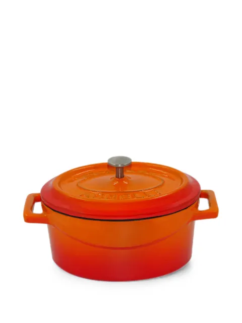 PENTOLE AGNELLI oval slow-cook casserole dish Orange COGHSOP12625O
