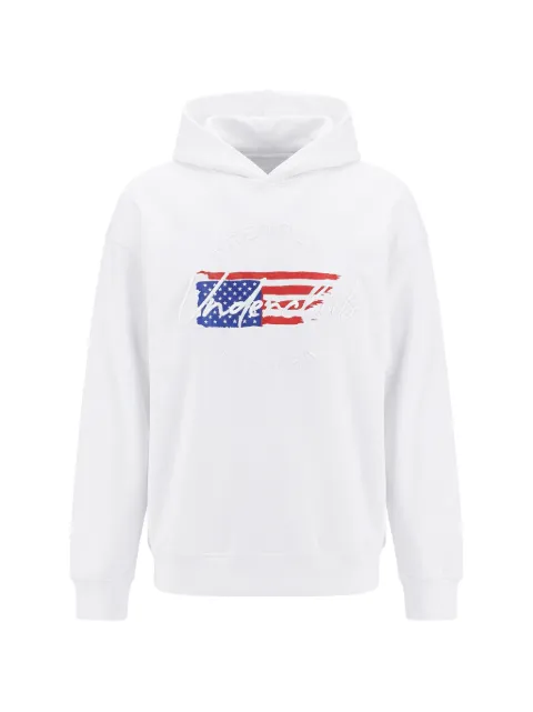 UNDERCLUB Brooklyn Edition embroidered hoodie White 24EUC80080