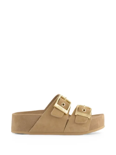 Colors Of California Dune buckle-fastening platform sandals Neutrals HCDUNE02