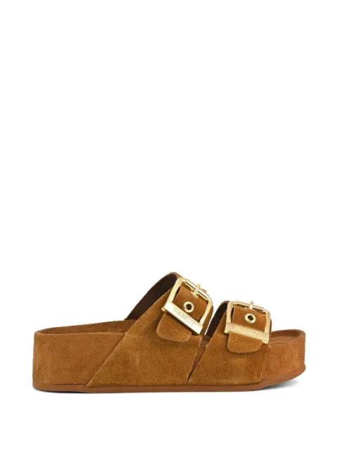 Colors Of California Dune buckle-fastening platform sandals Brown HCDUNE02