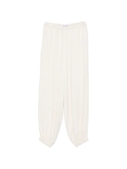 The Frankie Shop elasticated-waist elasticated-cuff trousers Neutrals PAFS214950010102