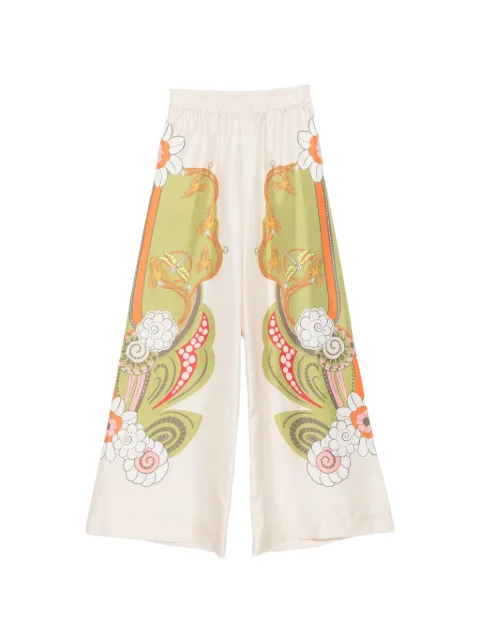 La DoubleJ Palazzo Placée pants Neutrals TRO0026SIL001AMB03WH04