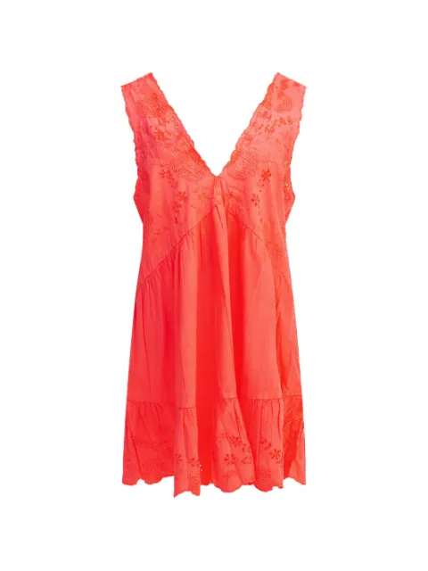 Juliet Dunn v-back mini dress Pink JD9066