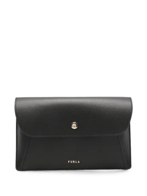 Furla Lea logo-print leather belt bag Black WE00898ARE000O60001007