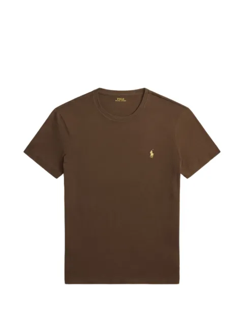 Polo Ralph Lauren embroidered-logo T-shirt Brown 710671438533