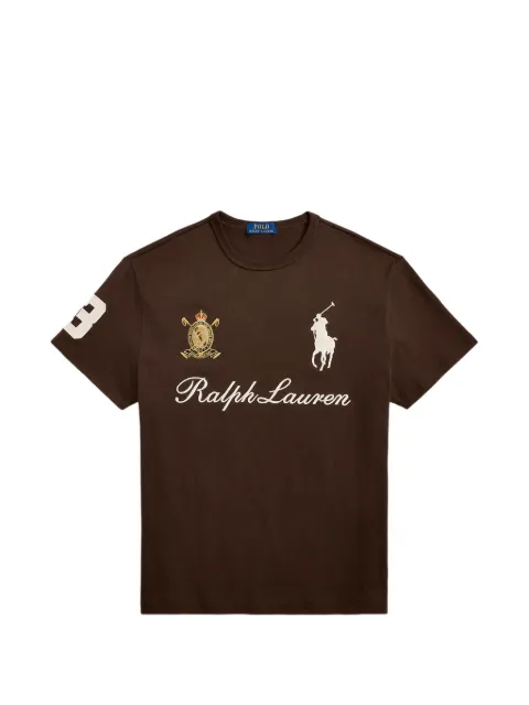 Polo Ralph Lauren logo-embroidered Big Pony T-shirt Brown 710B20010