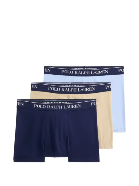 Polo Ralph Lauren logo-waistband boxer briefs (set of three) Blue 714830299