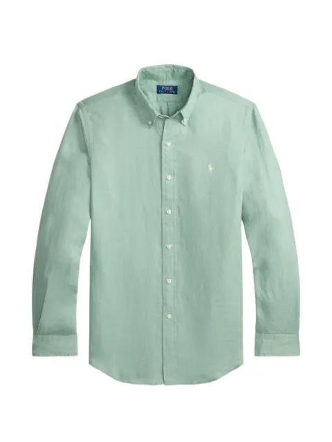 Polo Ralph Lauren logo-embroidered button-down shirt Green 710966294522