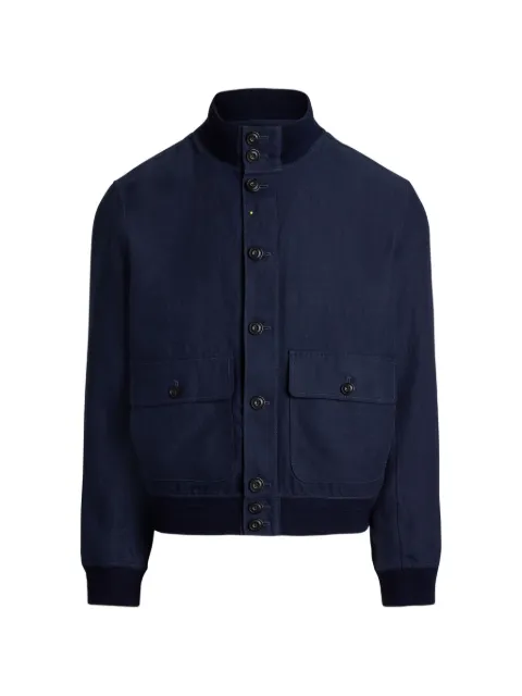 Polo Ralph Lauren button-up bomber jacket Blue 710B17648001