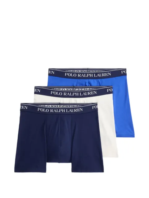 Polo Ralph Lauren logo-waistband boxer briefs (set of three) Blue 714830300
