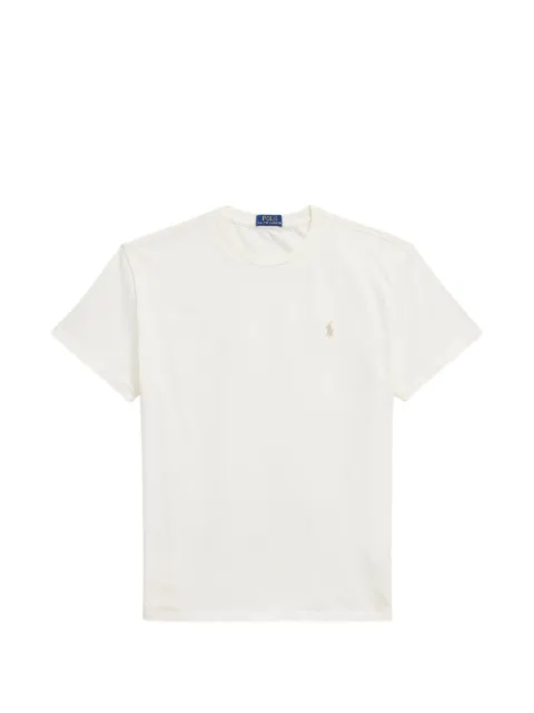 Polo Ralph Lauren logo-embroidered T-shirt Neutrals 710B31422005