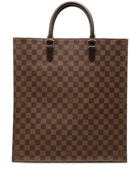Louis Vuitton Pre-Owned 2008 Damier Ebene Sac Plat tote bag Brown IXQS6EY5AJ071Y2H