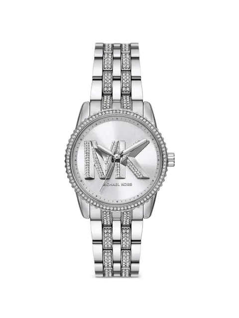 Michael Kors crystal-embellished 35mm watch Silver MK7542