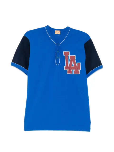 Whitesville contrast-trim short-sleeve T-shirt Blue WV79688
