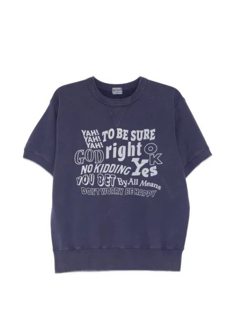 Whitesville graphic-printed crew-neck T-shirt Blue WV79689