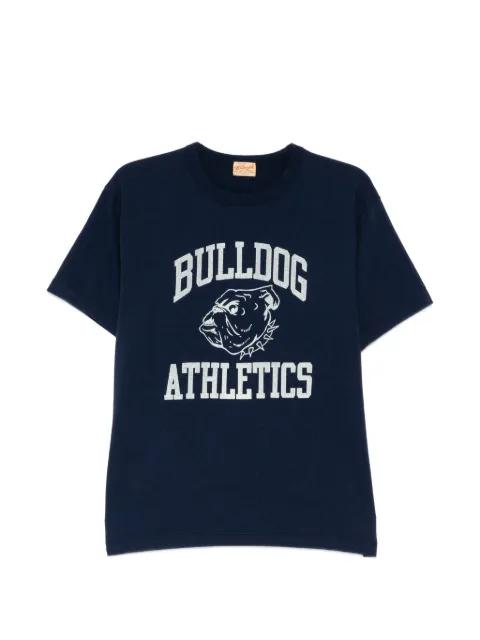 Whitesville bulldog printed T-shirt Blue WV79682