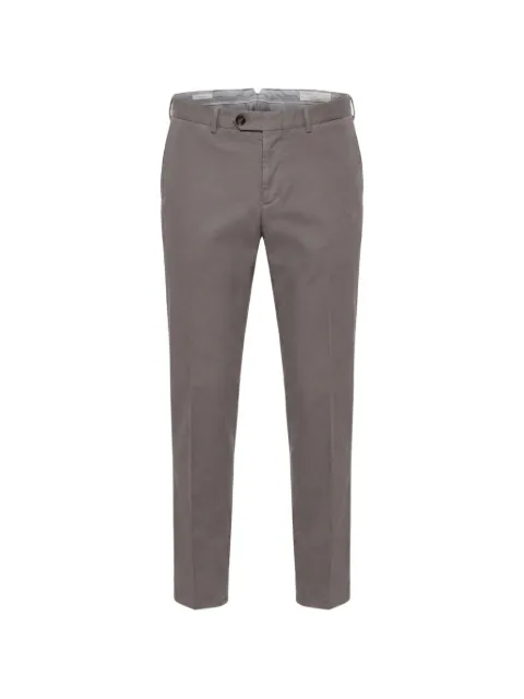 Brunello Cucinelli pressed-crease tailored trousers Grey M252DI1770C6336