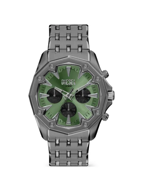 Diesel Stinger chronograph 46mm watch Green DZ471100QQQ