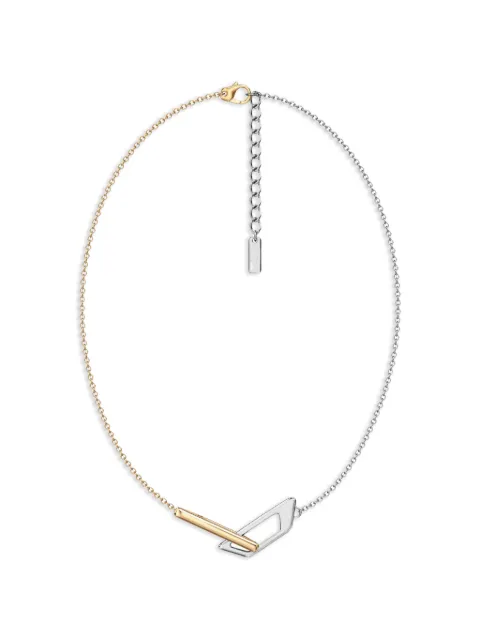 Diesel D-component chain necklace Gold DX168700DJW