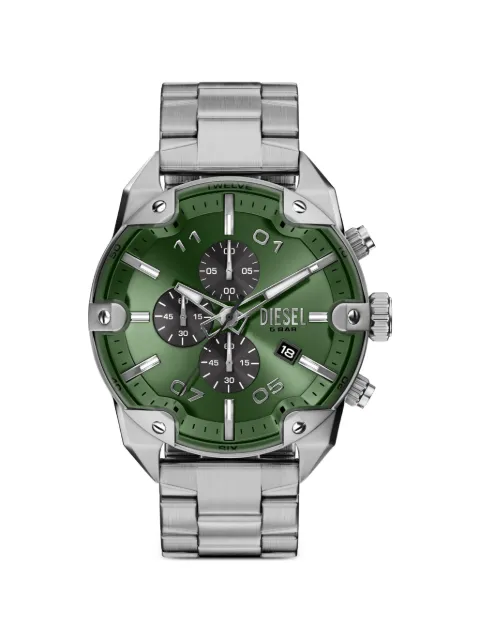 Diesel Spiked chronograph 49mm watch Green DZ471200QQQ