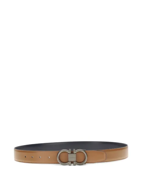 Ferragamo Gancini reversible belt Brown 794039