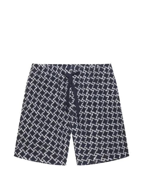 Orlebar Brown Trevone geo-tile shorts Blue 278381
