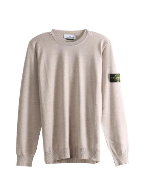 Stone Island logo-patch sweater Neutrals L1S155100071S00C4
