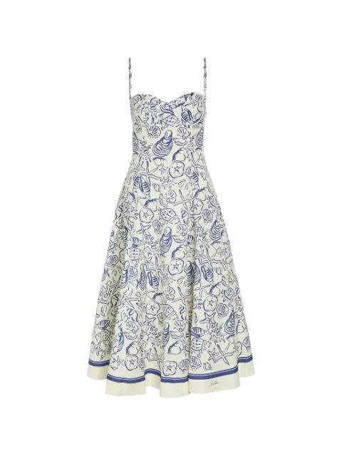 SIMKHAI Analise midi dress Neutrals 3261251SW