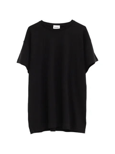 KHAITE crew-neck T-shirt Black 183321021W1021