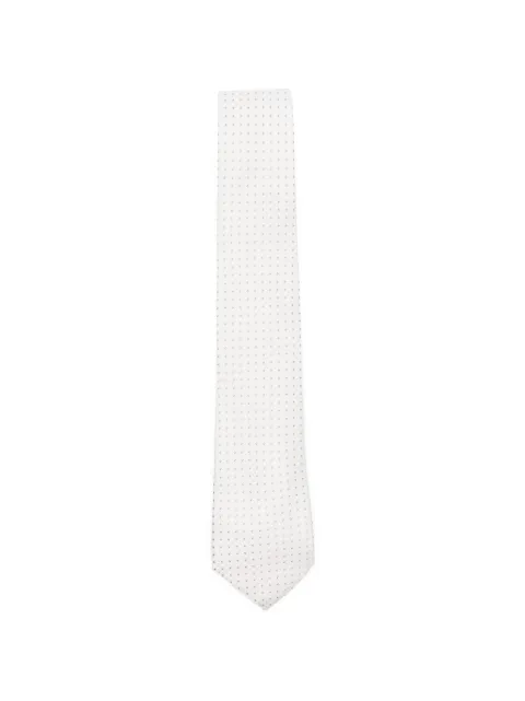 Canali micro-pattern tie White HJ0473618