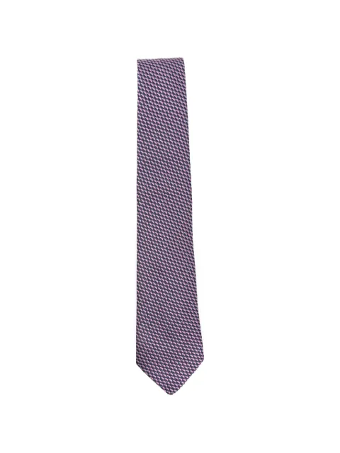 Canali geometric-pattern tie Blue HJ0470118