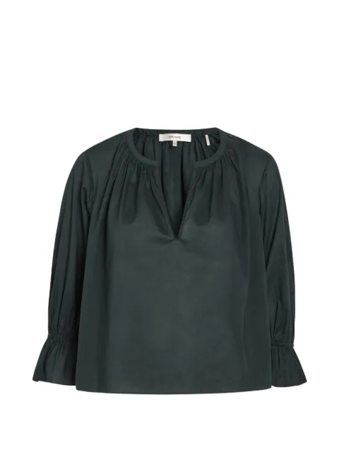 FRAME Poet blouse Blue WE26WBL004