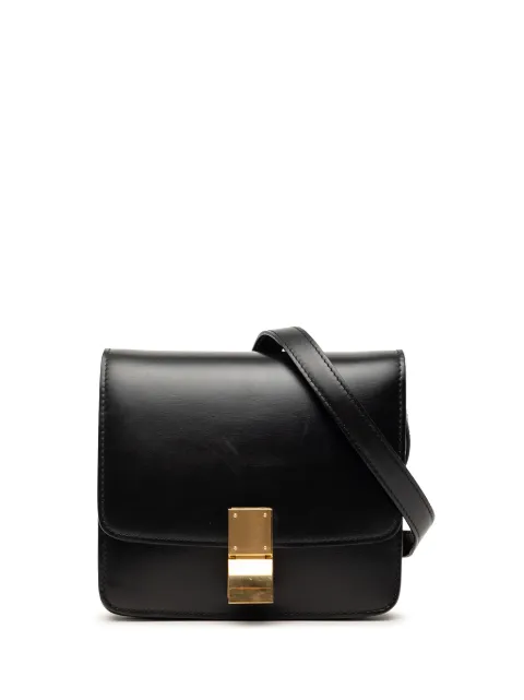 Celine Pre-Owned 2019 Small Calfskin Classic Box crossbody bag Black IPANG25NJ23K4DI3